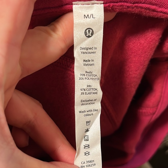 Lululemon Scuba oversized half zip Hoodie w/ a shopping bag sold out online 🔥 - Picture 8 of 9